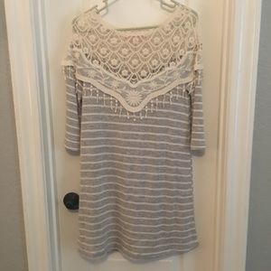 Crochet top dress
